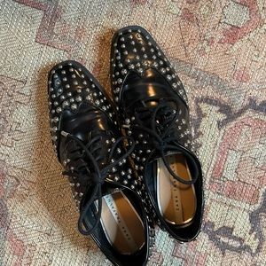 Zara Studded Loafers